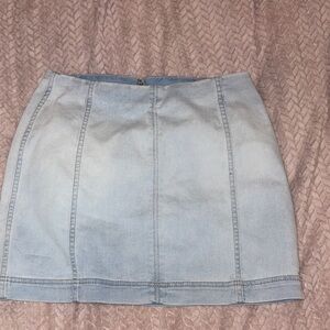 Wild Fable Light Blue Mini Skirt